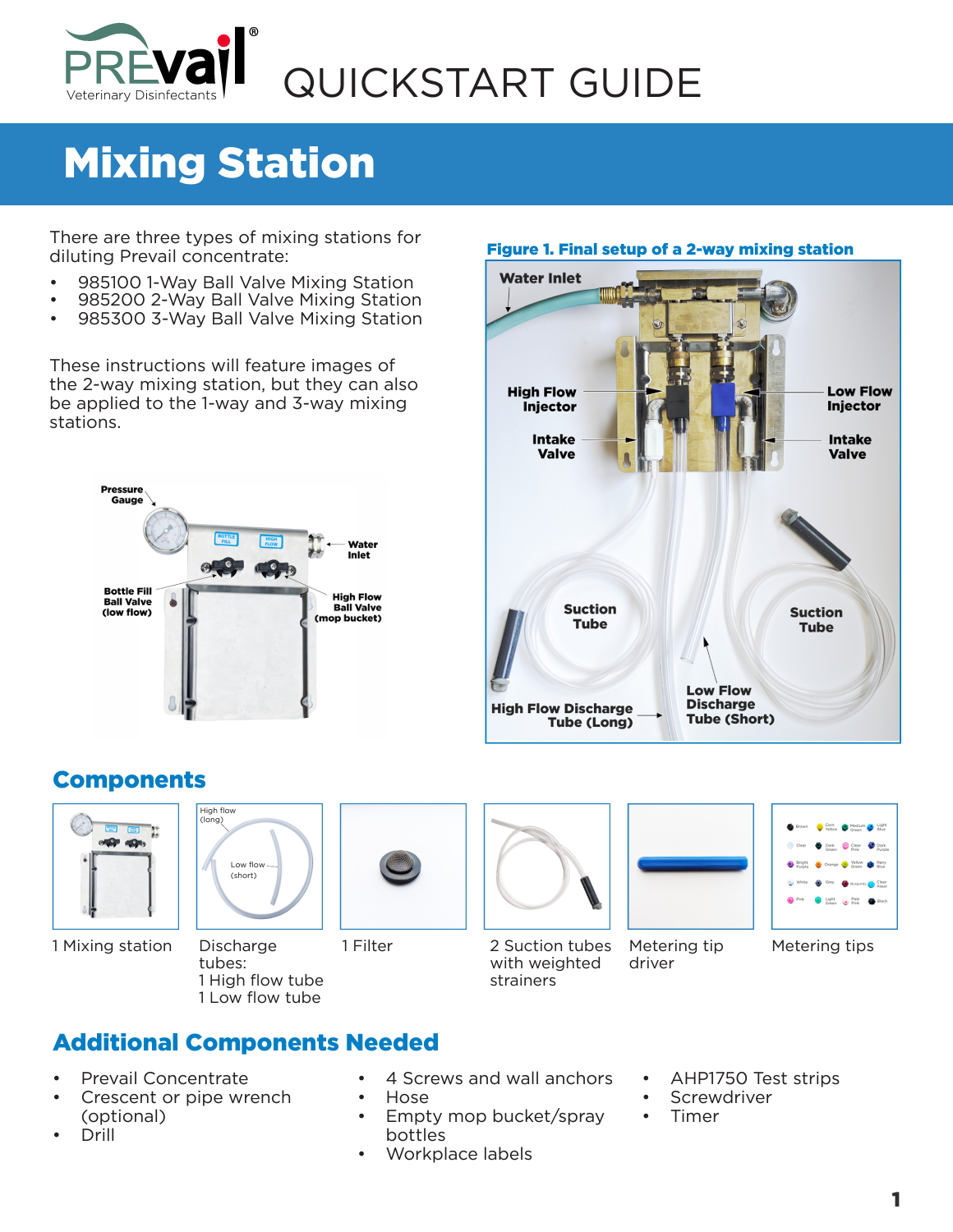 How to set up and install a mixing station for Prevail Concentrate ...